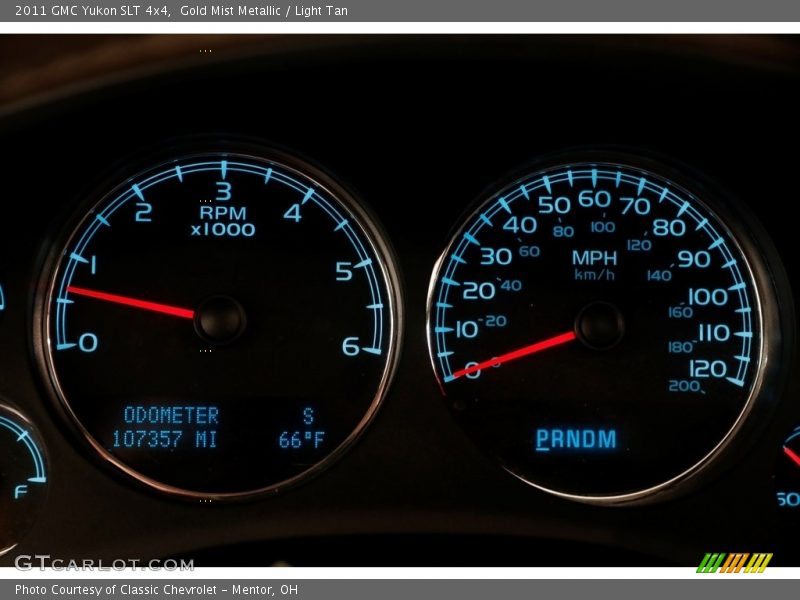 Gold Mist Metallic / Light Tan 2011 GMC Yukon SLT 4x4