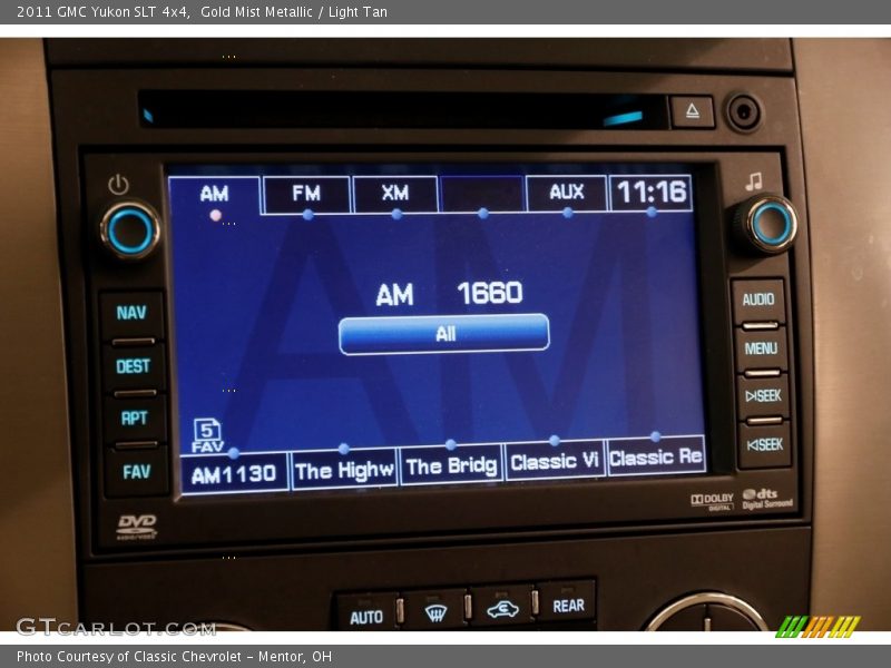 Gold Mist Metallic / Light Tan 2011 GMC Yukon SLT 4x4