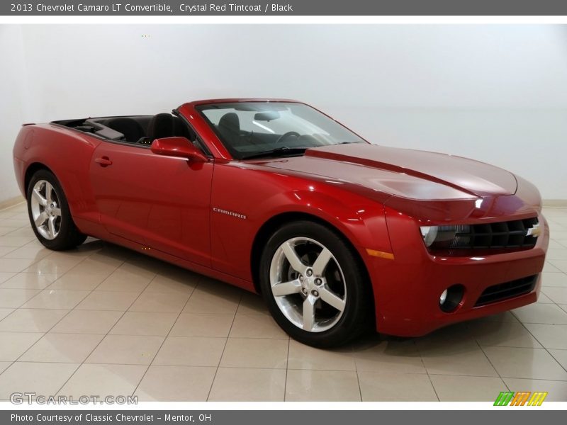 Crystal Red Tintcoat / Black 2013 Chevrolet Camaro LT Convertible