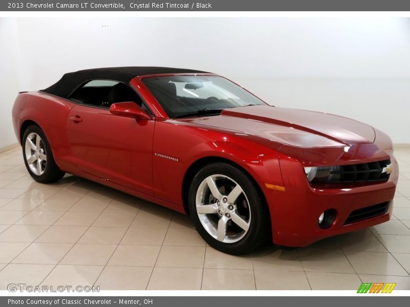 Crystal Red Tintcoat / Black 2013 Chevrolet Camaro LT Convertible