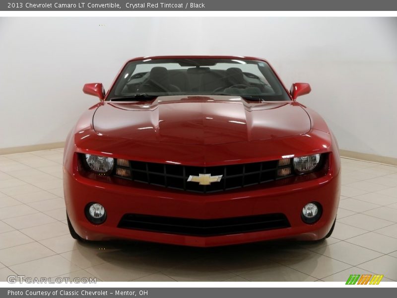 Crystal Red Tintcoat / Black 2013 Chevrolet Camaro LT Convertible