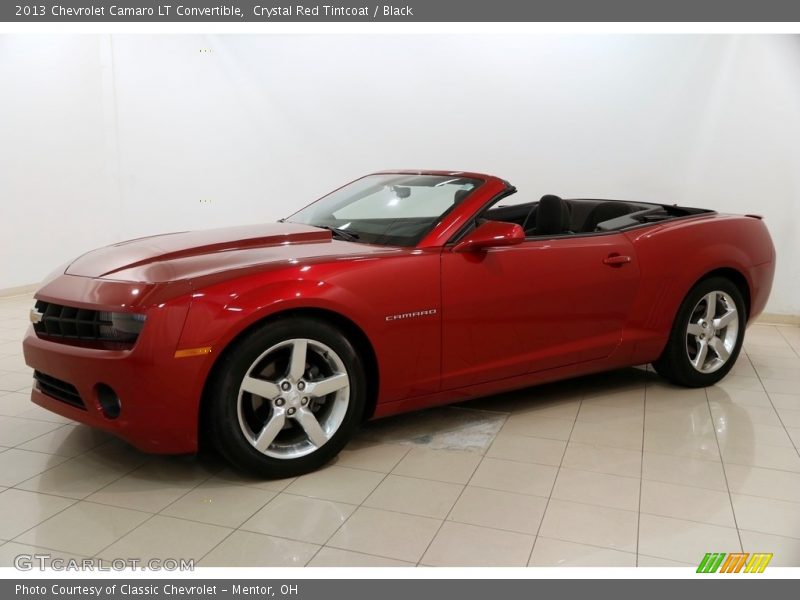 Crystal Red Tintcoat / Black 2013 Chevrolet Camaro LT Convertible