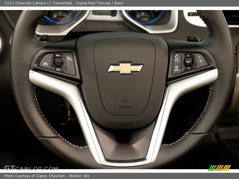 Crystal Red Tintcoat / Black 2013 Chevrolet Camaro LT Convertible