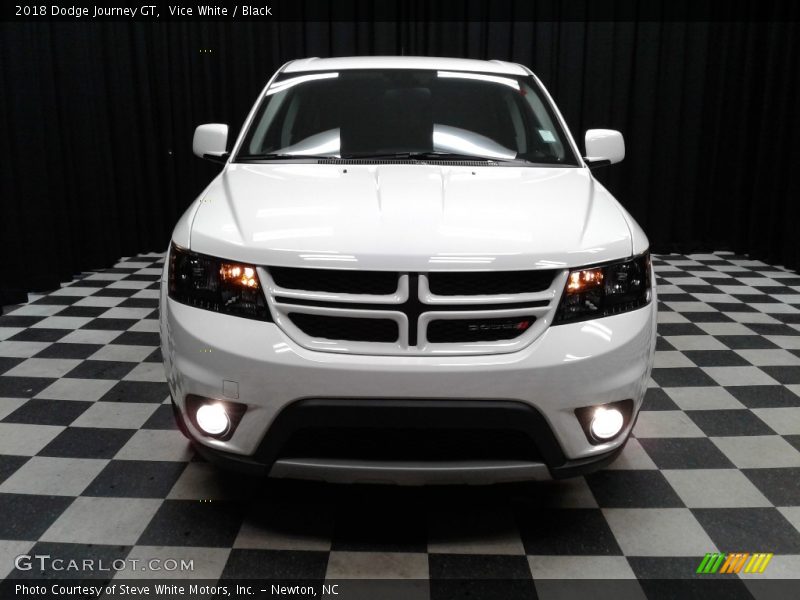 Vice White / Black 2018 Dodge Journey GT