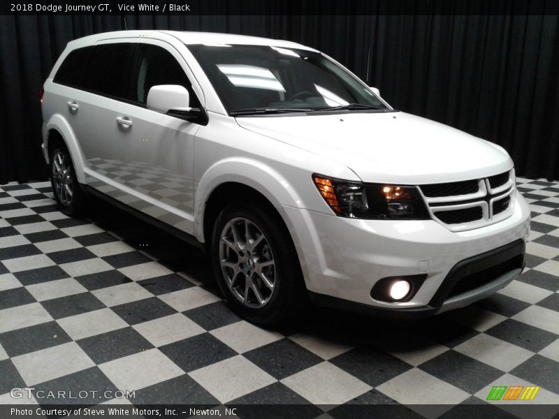 Vice White / Black 2018 Dodge Journey GT