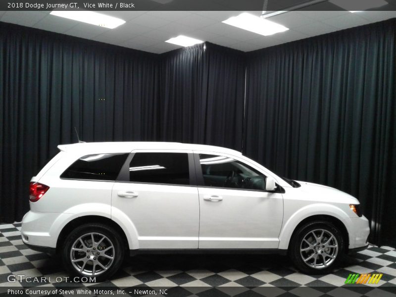 Vice White / Black 2018 Dodge Journey GT
