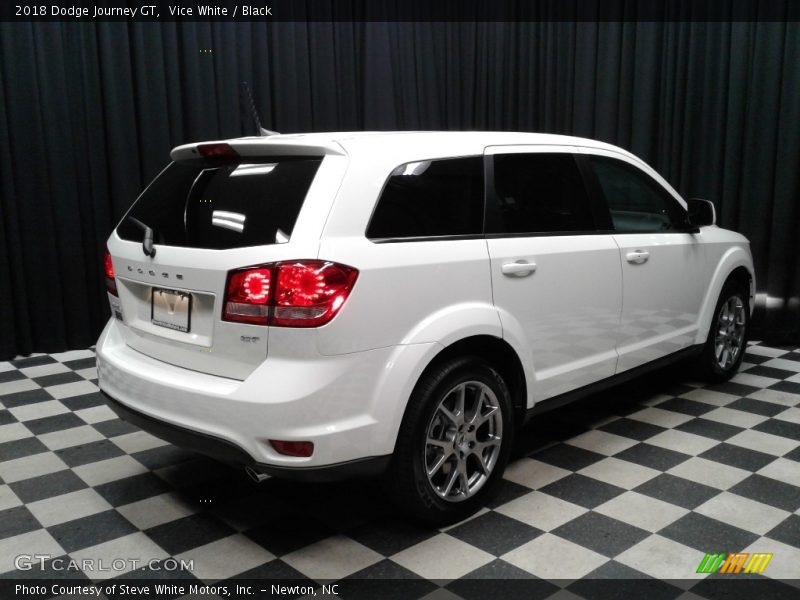 Vice White / Black 2018 Dodge Journey GT