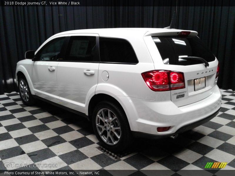 Vice White / Black 2018 Dodge Journey GT