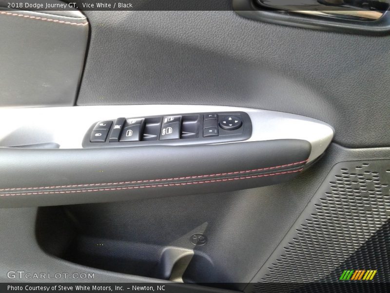 Vice White / Black 2018 Dodge Journey GT