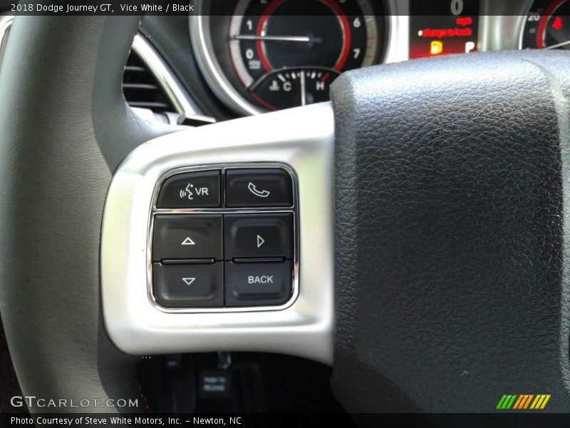 Vice White / Black 2018 Dodge Journey GT