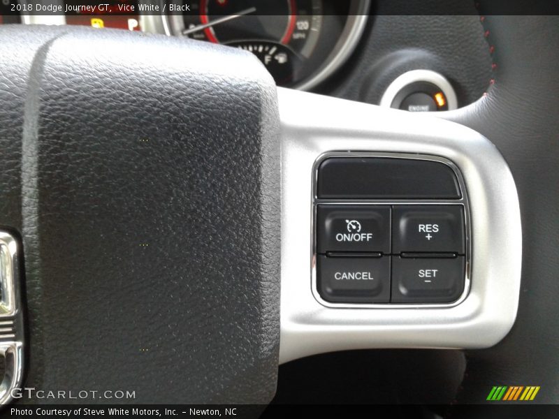 Vice White / Black 2018 Dodge Journey GT