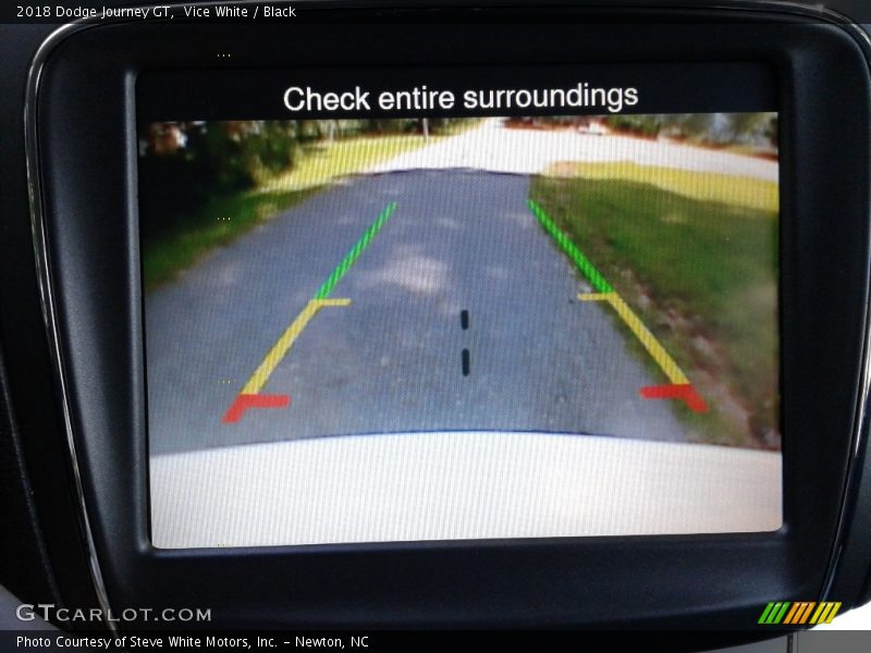 Vice White / Black 2018 Dodge Journey GT