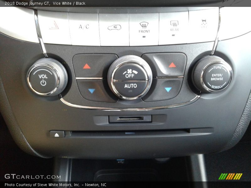 Vice White / Black 2018 Dodge Journey GT