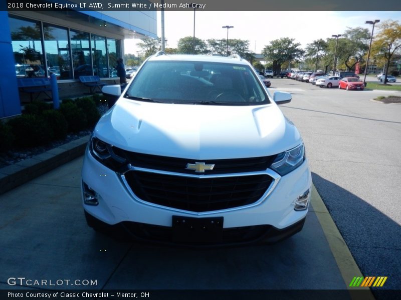 Summit White / Medium Ash Gray 2018 Chevrolet Equinox LT AWD