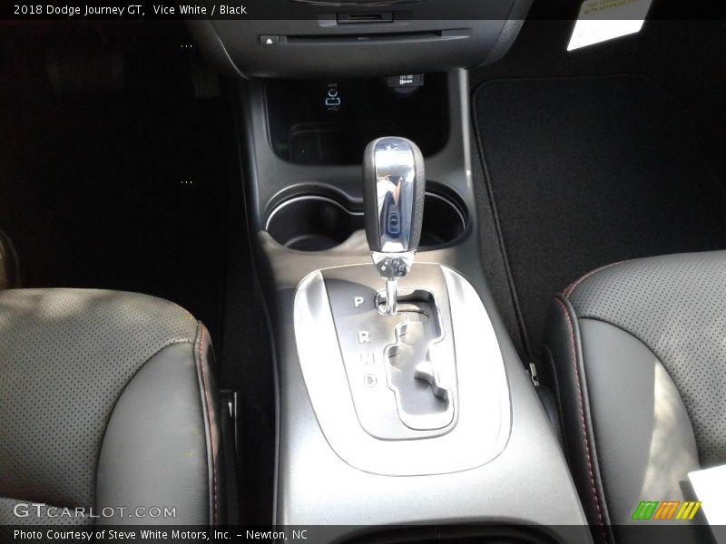 Vice White / Black 2018 Dodge Journey GT