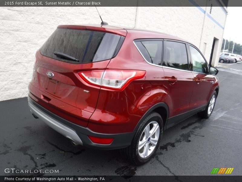 Sunset Metallic / Charcoal Black 2015 Ford Escape SE