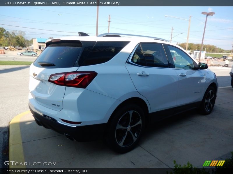 Summit White / Medium Ash Gray 2018 Chevrolet Equinox LT AWD