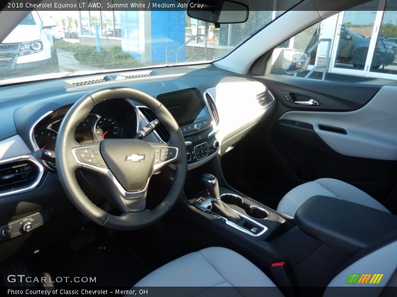 Summit White / Medium Ash Gray 2018 Chevrolet Equinox LT AWD