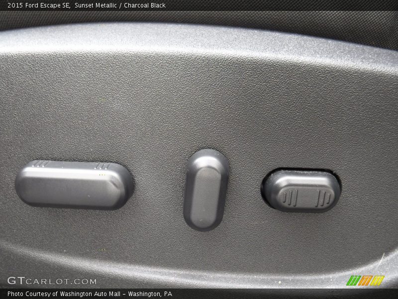 Sunset Metallic / Charcoal Black 2015 Ford Escape SE