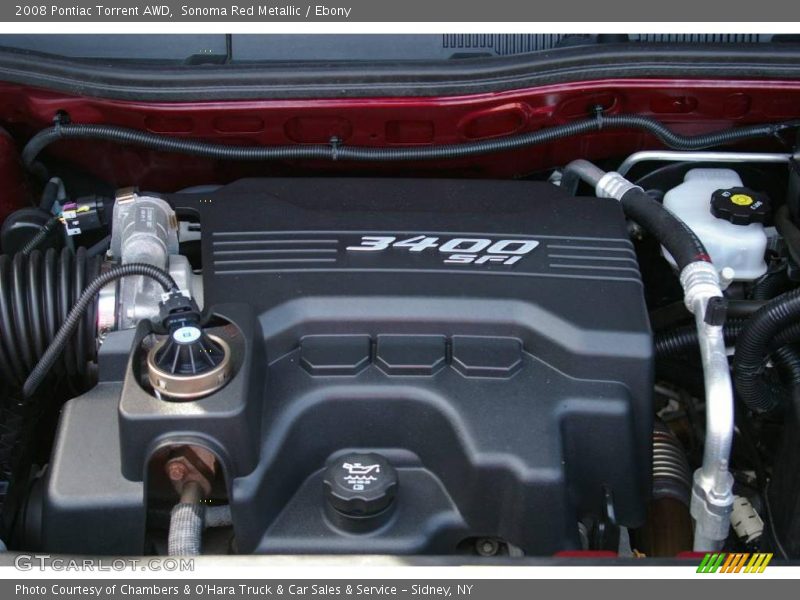 Sonoma Red Metallic / Ebony 2008 Pontiac Torrent AWD