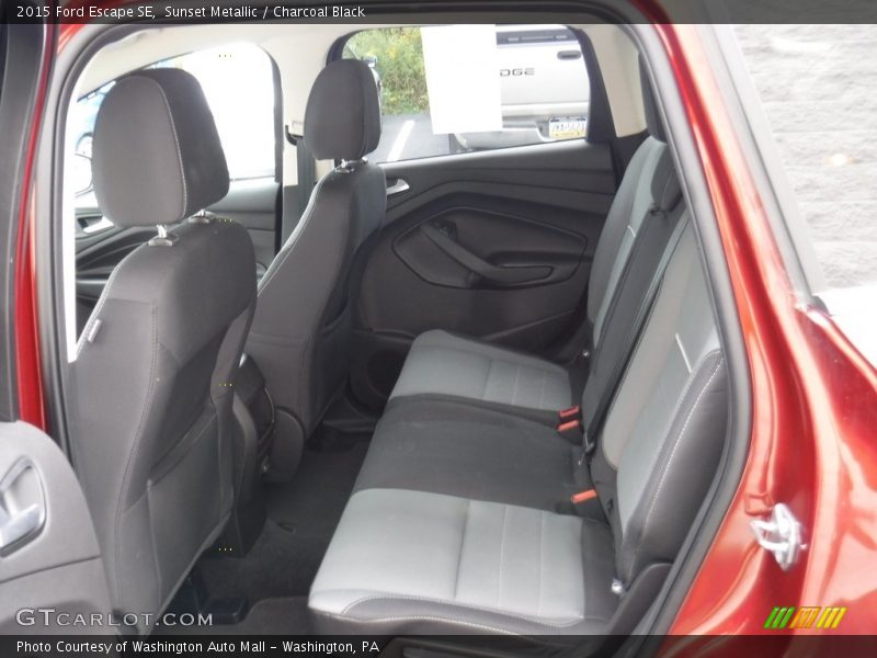 Sunset Metallic / Charcoal Black 2015 Ford Escape SE