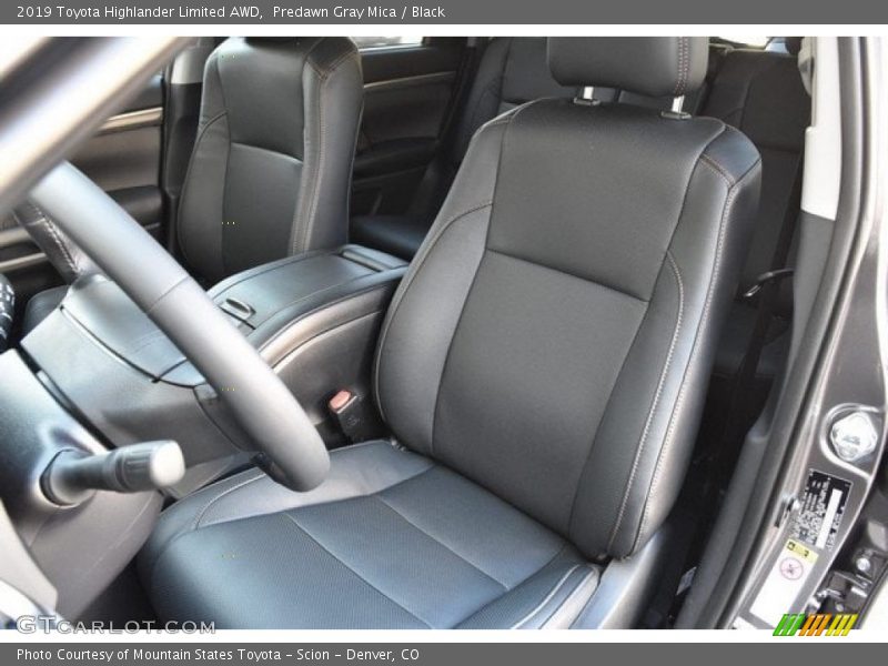 Predawn Gray Mica / Black 2019 Toyota Highlander Limited AWD