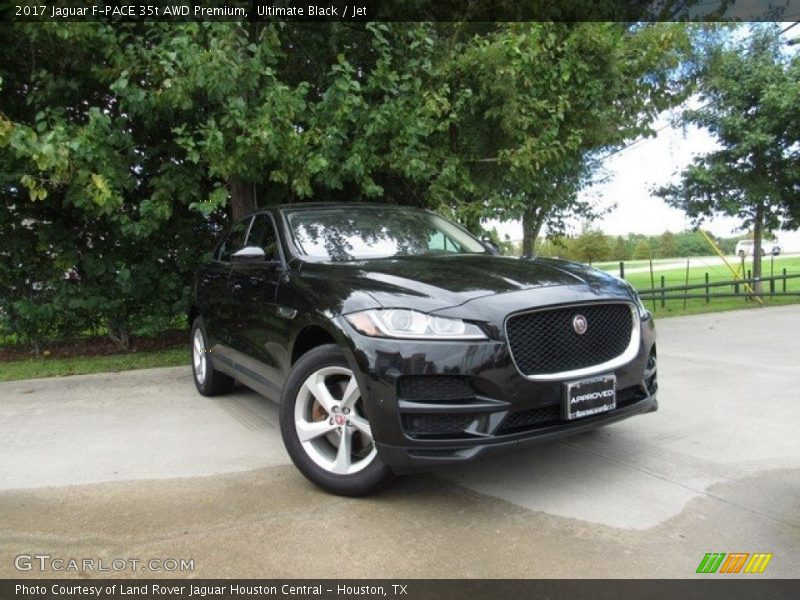 Ultimate Black / Jet 2017 Jaguar F-PACE 35t AWD Premium