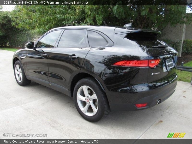 Ultimate Black / Jet 2017 Jaguar F-PACE 35t AWD Premium