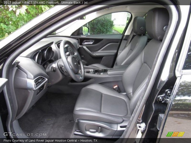 Ultimate Black / Jet 2017 Jaguar F-PACE 35t AWD Premium