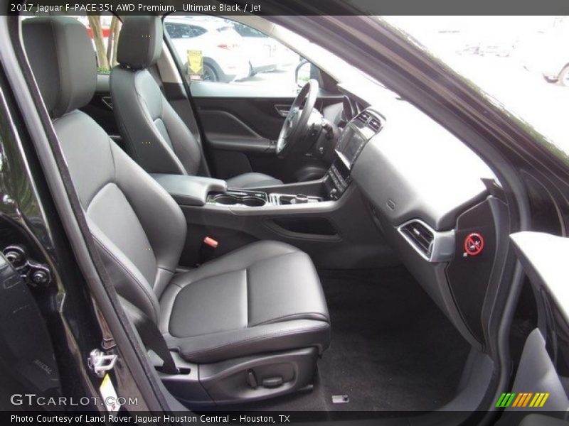 Ultimate Black / Jet 2017 Jaguar F-PACE 35t AWD Premium