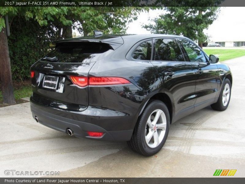 Ultimate Black / Jet 2017 Jaguar F-PACE 35t AWD Premium