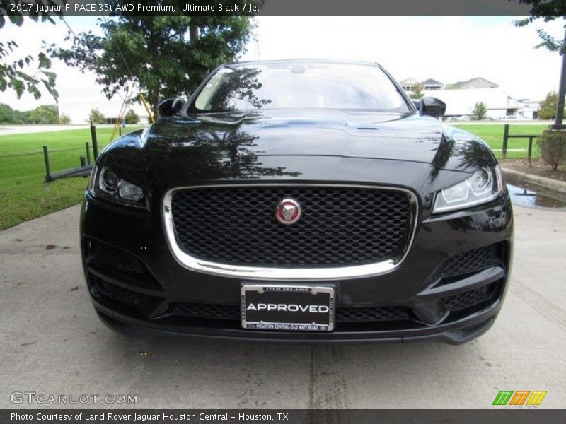 Ultimate Black / Jet 2017 Jaguar F-PACE 35t AWD Premium