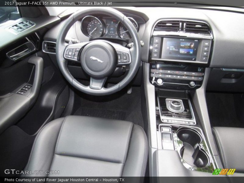Ultimate Black / Jet 2017 Jaguar F-PACE 35t AWD Premium