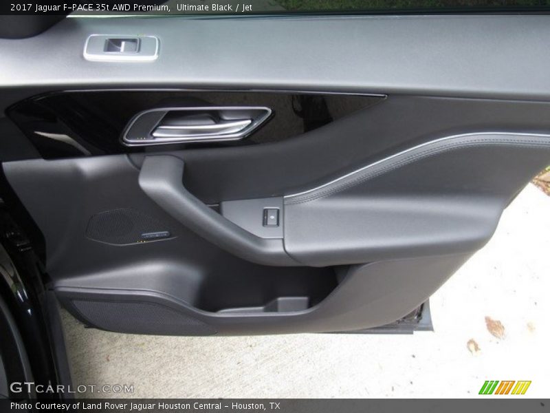 Ultimate Black / Jet 2017 Jaguar F-PACE 35t AWD Premium