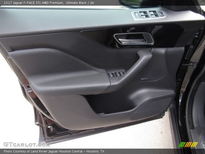 Ultimate Black / Jet 2017 Jaguar F-PACE 35t AWD Premium