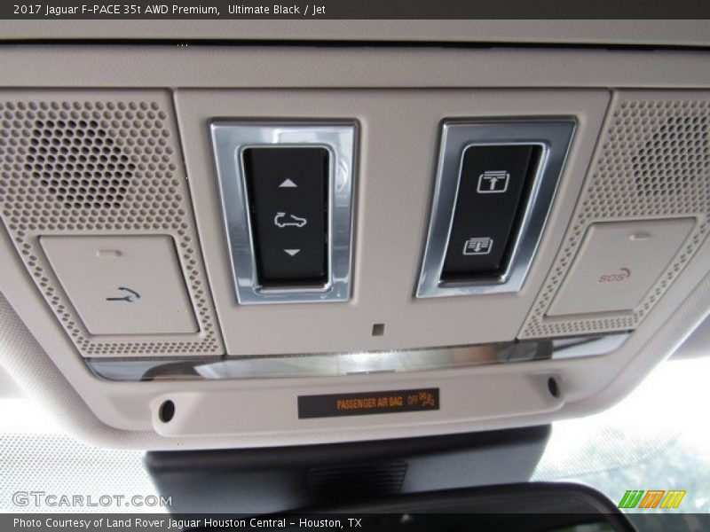 Ultimate Black / Jet 2017 Jaguar F-PACE 35t AWD Premium