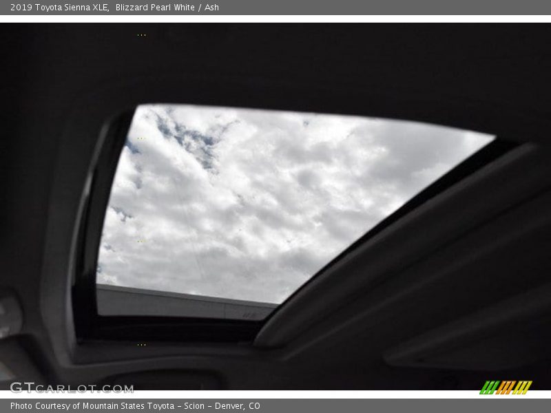 Blizzard Pearl White / Ash 2019 Toyota Sienna XLE