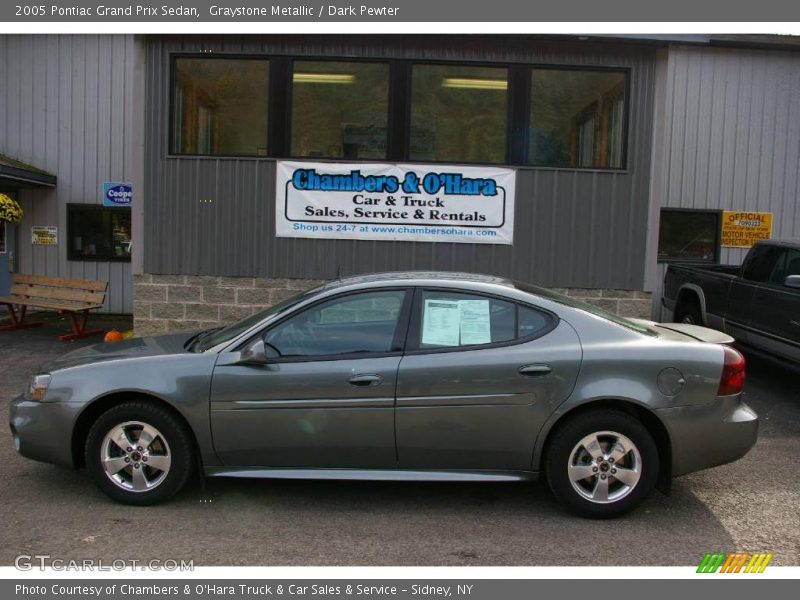 Graystone Metallic / Dark Pewter 2005 Pontiac Grand Prix Sedan