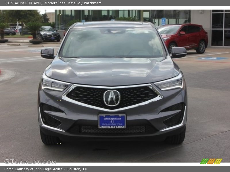 Modern Steel Metallic / Parchment 2019 Acura RDX AWD