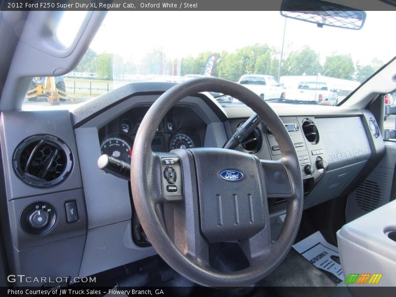 Oxford White / Steel 2012 Ford F250 Super Duty XL Regular Cab