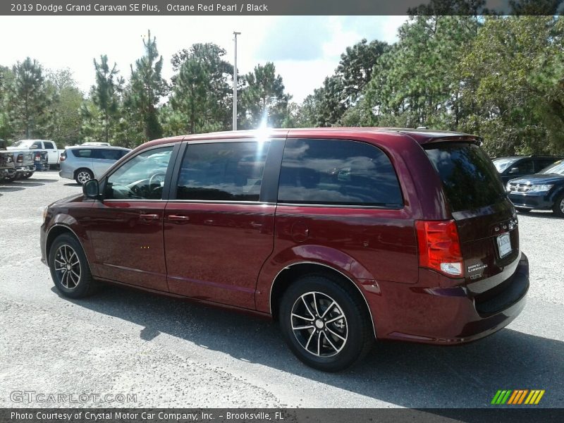 Octane Red Pearl / Black 2019 Dodge Grand Caravan SE Plus