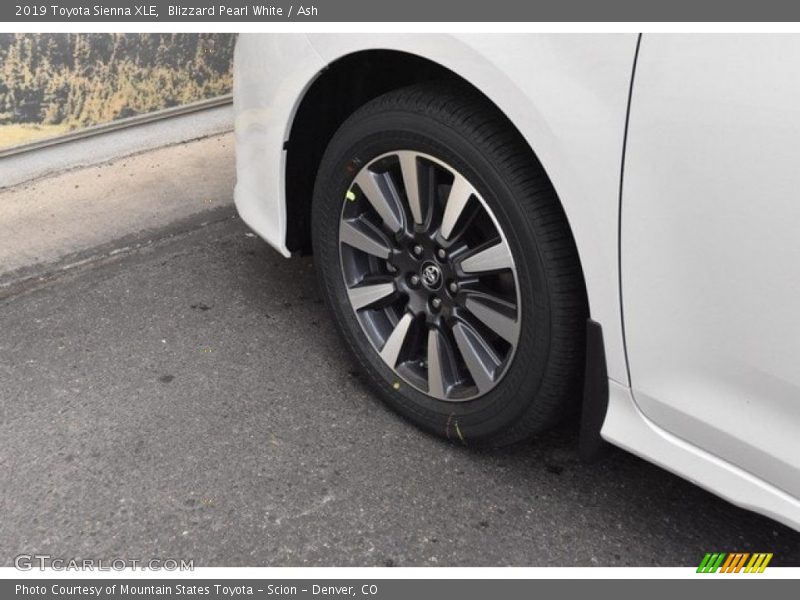 Blizzard Pearl White / Ash 2019 Toyota Sienna XLE