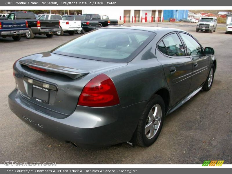 Graystone Metallic / Dark Pewter 2005 Pontiac Grand Prix Sedan