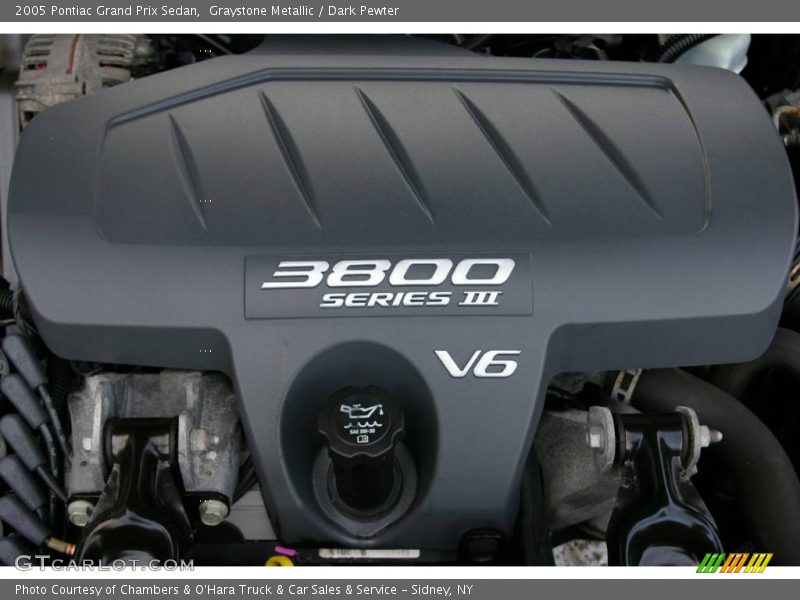 Graystone Metallic / Dark Pewter 2005 Pontiac Grand Prix Sedan