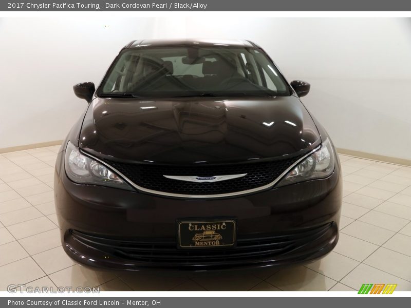 Dark Cordovan Pearl / Black/Alloy 2017 Chrysler Pacifica Touring