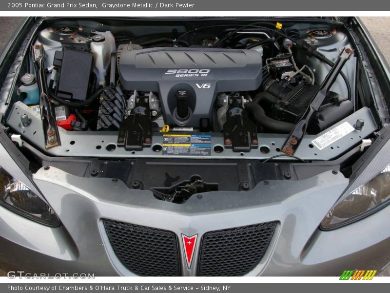 Graystone Metallic / Dark Pewter 2005 Pontiac Grand Prix Sedan