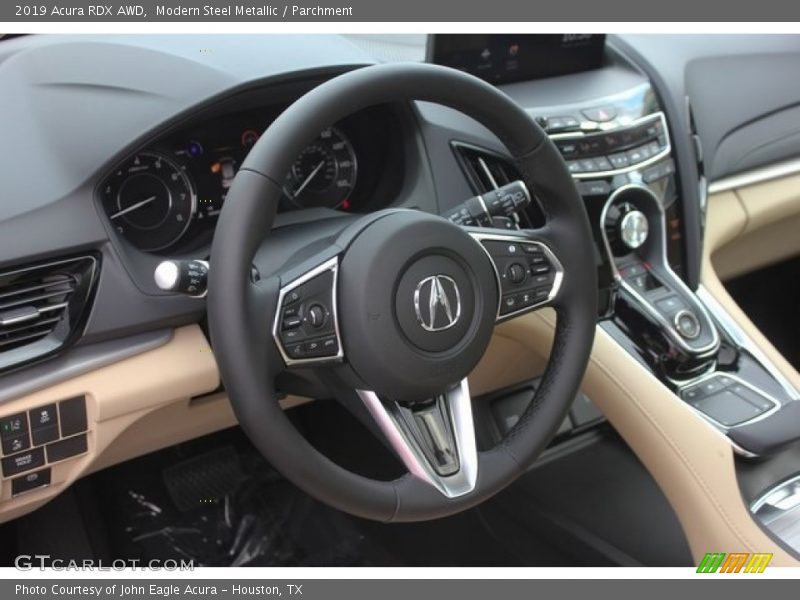 Modern Steel Metallic / Parchment 2019 Acura RDX AWD