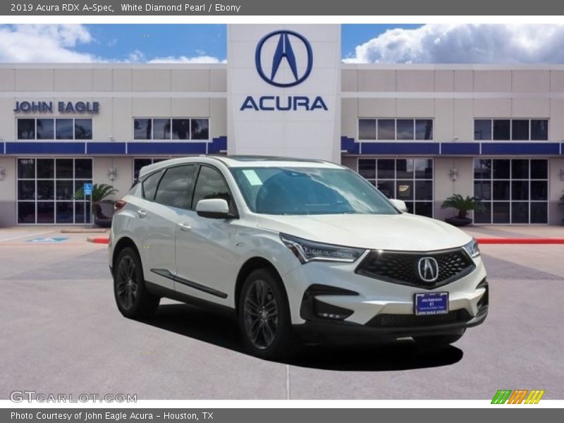 White Diamond Pearl / Ebony 2019 Acura RDX A-Spec