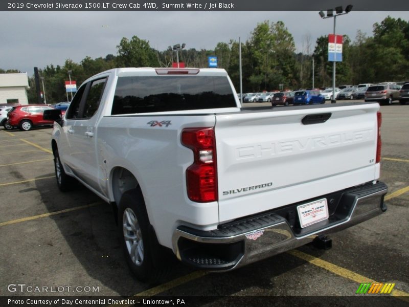 Summit White / Jet Black 2019 Chevrolet Silverado 1500 LT Crew Cab 4WD