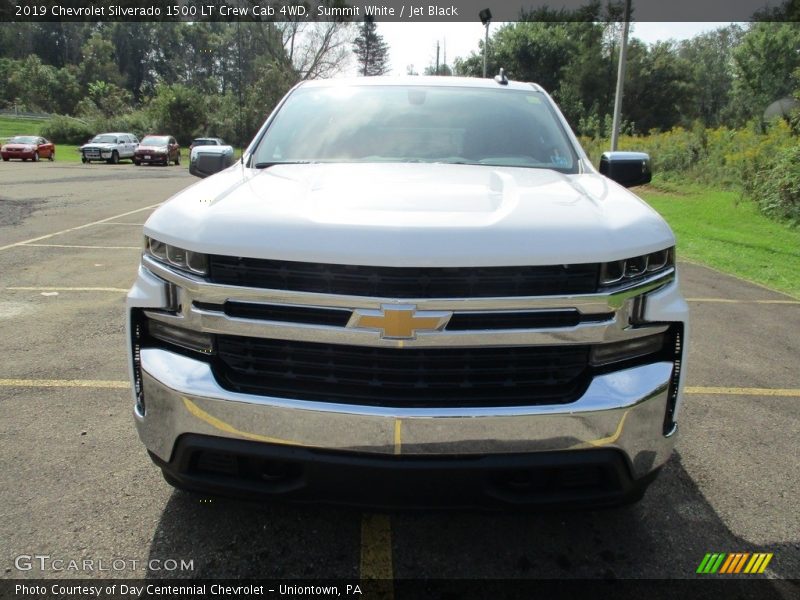 Summit White / Jet Black 2019 Chevrolet Silverado 1500 LT Crew Cab 4WD